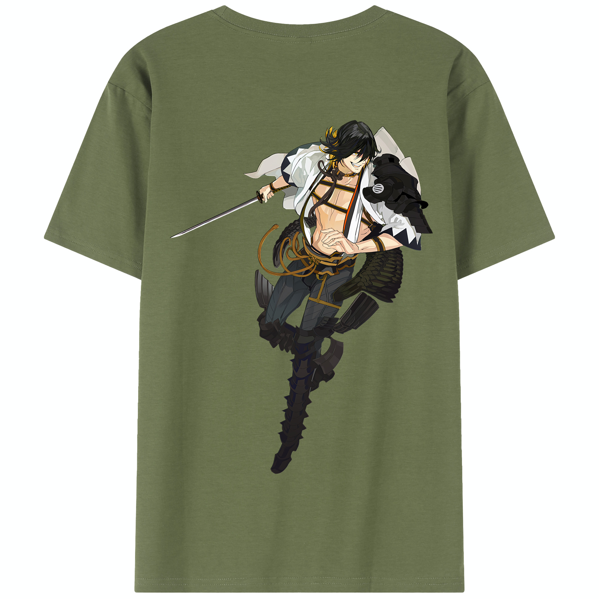 （画像用） 刀剣乱舞 Touken Ranbu 綿100％半袖Tシャツ（背面プリント）